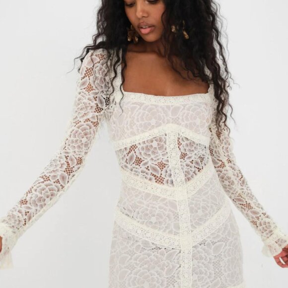 For Love and Lemons Cleo Mini Dress NWT - Picture 1 of 10
